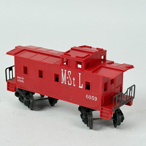Lionel 6059 Red MStL Vintage Train Caboose Plastic Model Built By Lionel - Picture 2 of 7